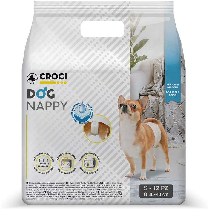 Croci Dog Nappy pelene za pse S 12 kom