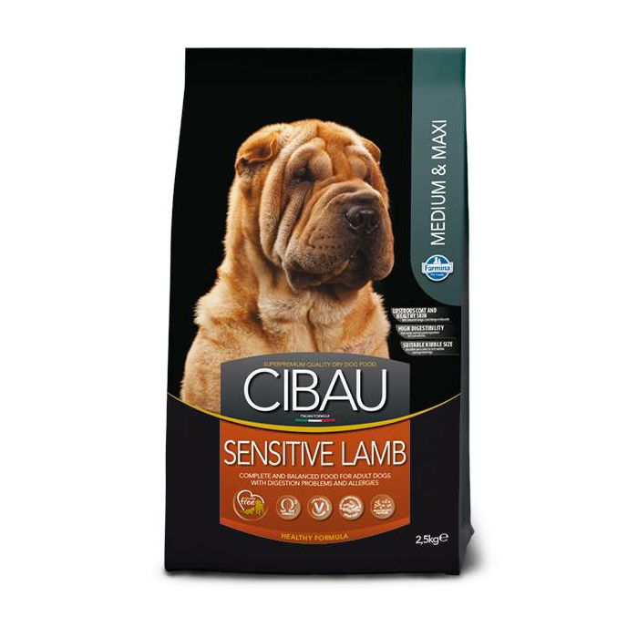 CIBAU Sensitive Lamb Medium & Maxi janjetina hrana pse 2,5kg