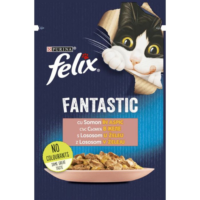 Felix Fantastic hrana za mačke losos u želeu 85g