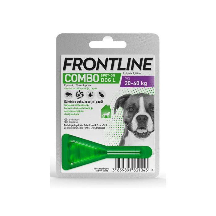 Frontline Combo Dog L spot-on zaštita za pse 20-40kg - 1 pipeta