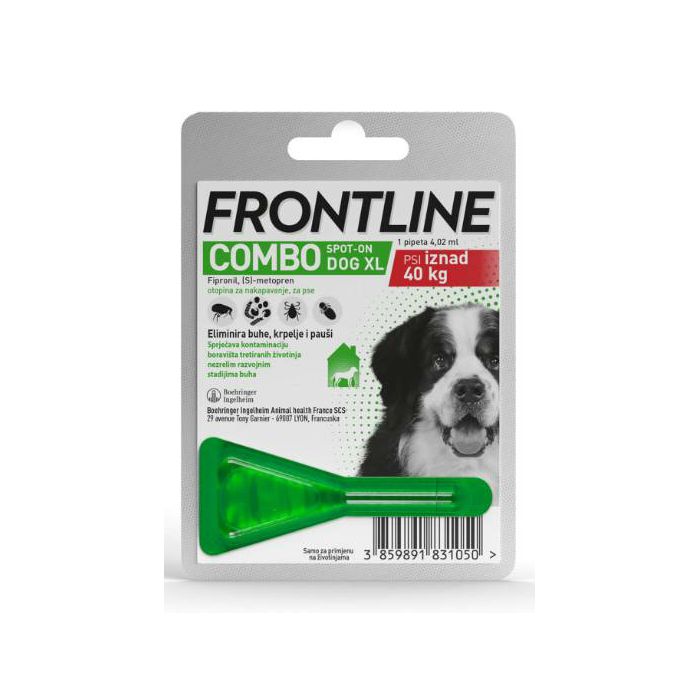 Frontline Combo Dog XL spot-on zaštita za pse preko 40kg - 1 pipeta