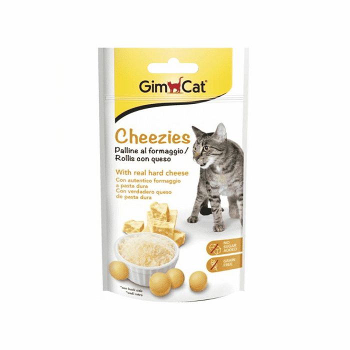 GimCat Cheezies kuglice sa sirom poslastica za mačke 50g
