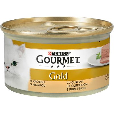Gourmet Gold Mousse pašteta za mačke sa puretinom 85 g
