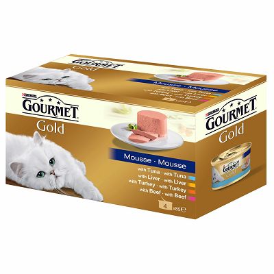 Gourmet Mousse hrana za mačke u 4 okusa po 85g