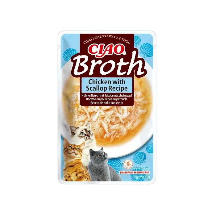 Inaba Ciao Broth Chicken pileća supa polsastica za mačke 40g