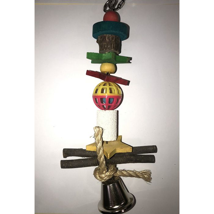 Karlie Lava igračka za ptice sa zvonom 32cm