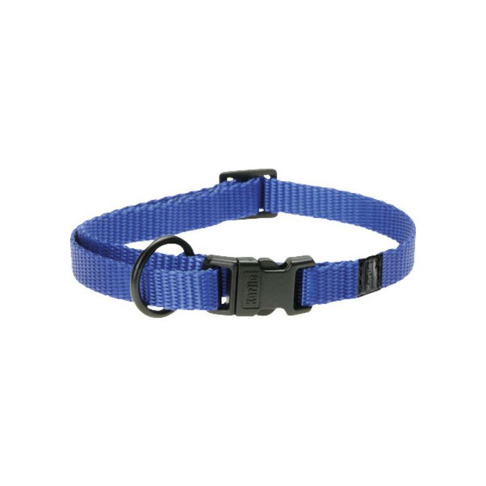 Karlie ogrlica za psa 10mm 20-35cm plava plus XS