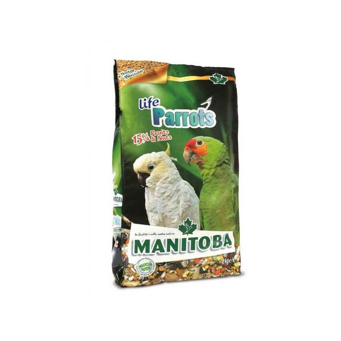 Manitoba Life Parrots hrana za velike papagaje 2kg