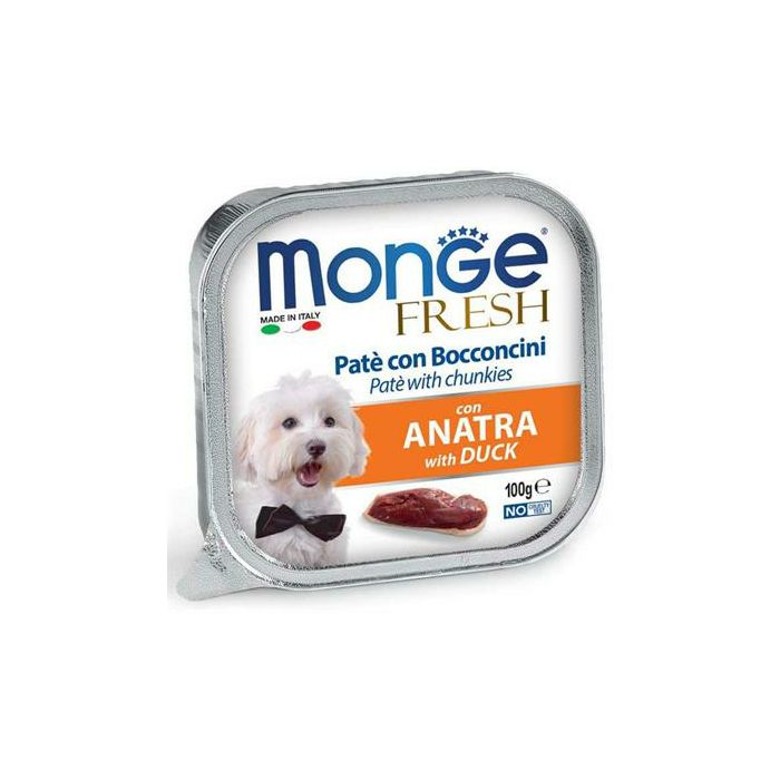 Monge Fresh Paté pašteta patka hrana za pse 100g