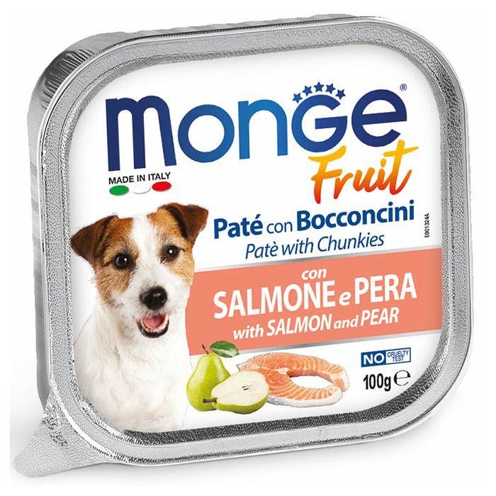 Monge Fruit Paté Salmon losos sa kruškom hrana za pse 100g