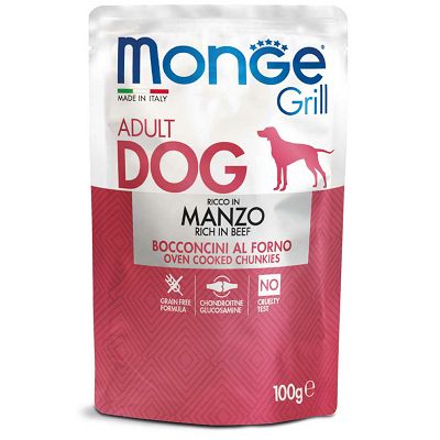 Monge Grill Adult Dog govedina hrana za pse 100g