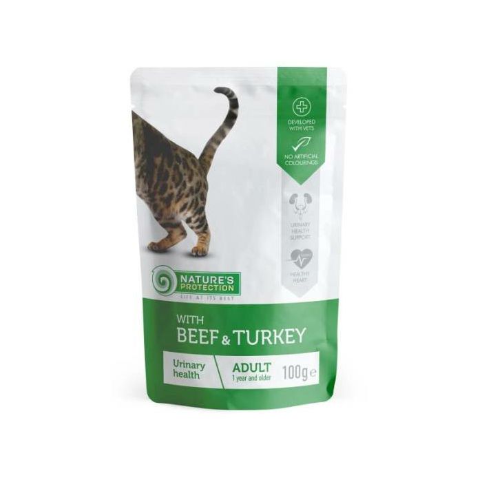 Nature's Protection Adult Urinary Health Beef & Turkey / govedina i puretina hrana za mačke 100g