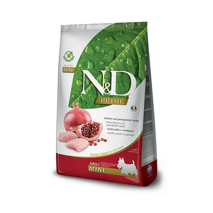 N&D Adult Mini Prime / piletina i nar hrana za pse 2,5kg