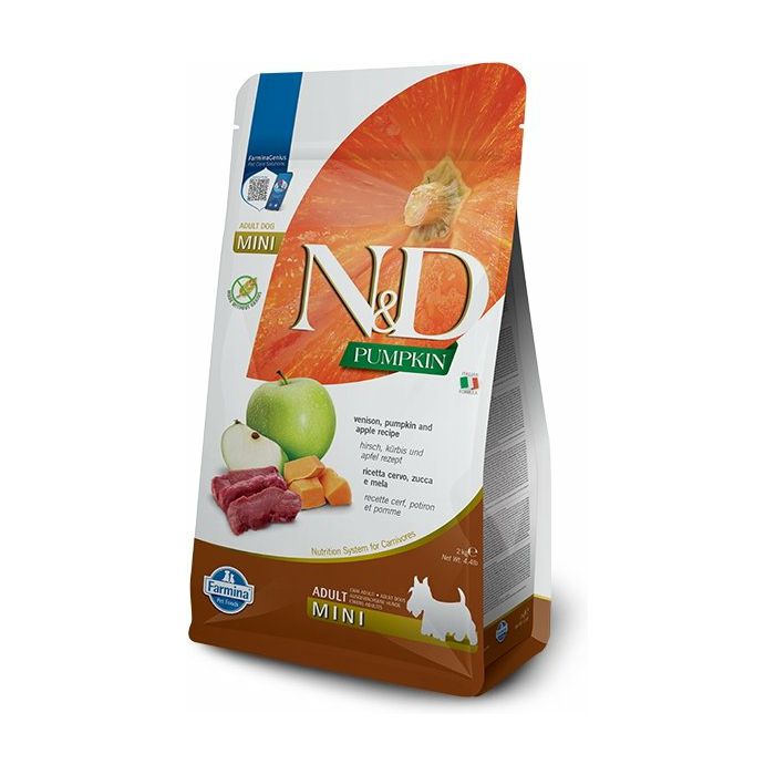 N&D Adult Mini Pumpkin / srnetina i jabuka hrana za pse 2kg