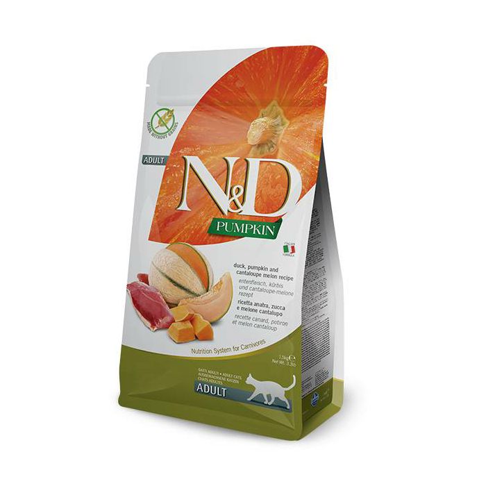 N&D Adult Pumpkin / patka, bundeva i dinja kantalup hrana za mačke 300g