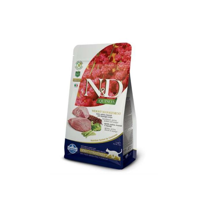 N&D Adult Quinoa Weight Management / janjetina hrana za mačke 300g