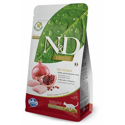 N&D Adult Prime Neutered / hrana za sterilisane mačke 1,5kg