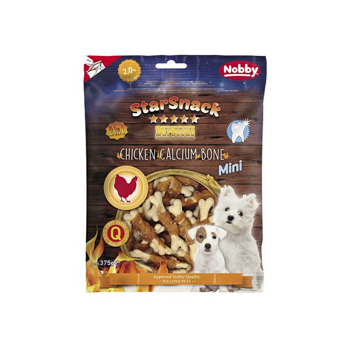 Nobby StarSnack Chicken Calcium Bone Mini kost poslastica za pse 113g