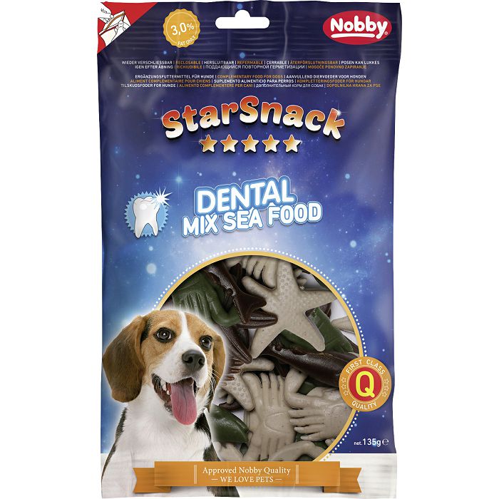 Nobby StarSnack Dental Mix Sea Food poslastica za pse 135g