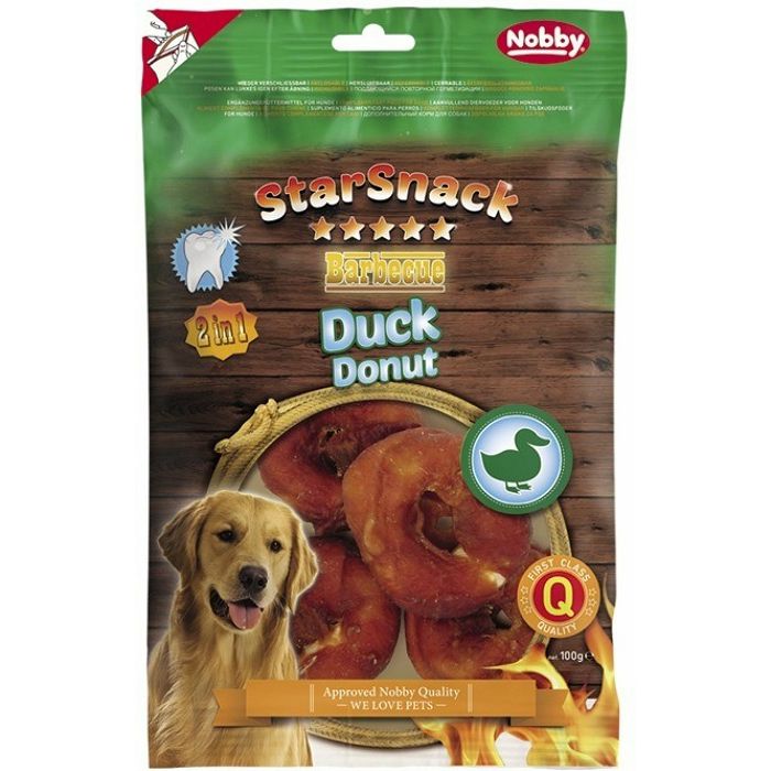 Nobby StarSnack Duck Donut poslastica za pse patka 100g