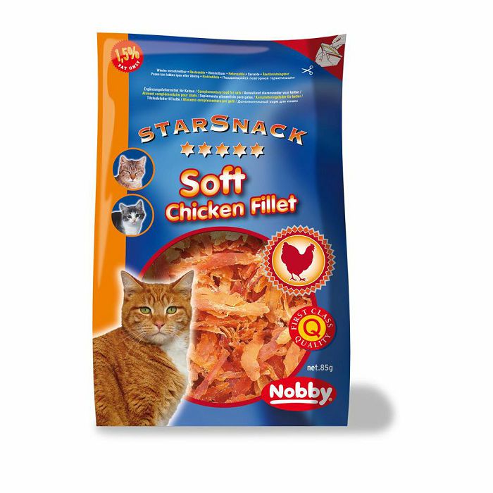 Nobby StarSnack Soft Chicken Fillet piletina poslastica za mačke 85g