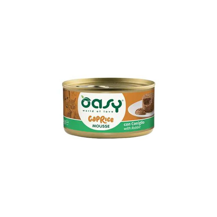 OASY Adult Caprice Mousse Rabbit / zečetina hrana za mačke 85g