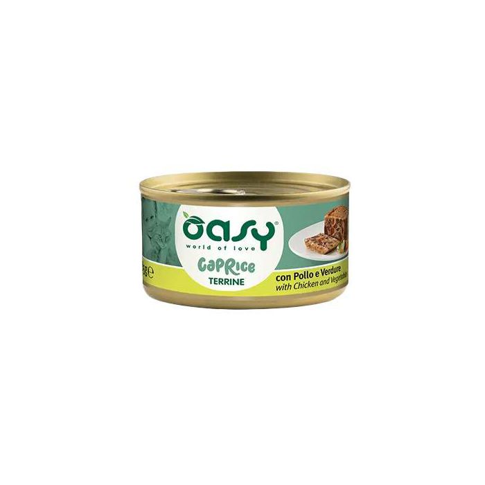 OASY Adult Caprice Terrine Chicken / piletina i povrće hrana za mačke 85g