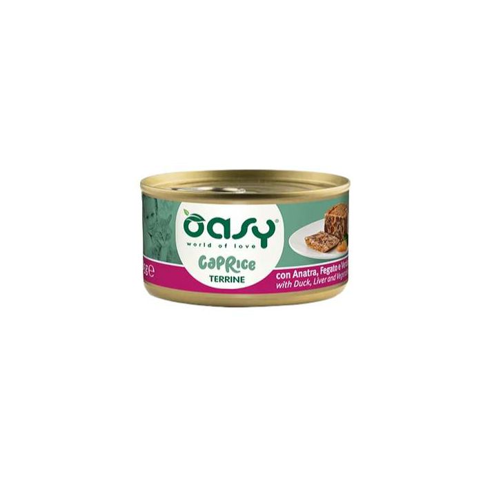 OASY Adult Caprice Terrine Duck / patka, jetra i povrće hrana za mačke 85g