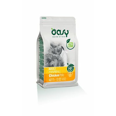 OASY Adult Hairball Chicken /  piletina hrana za mačke 1,5kg