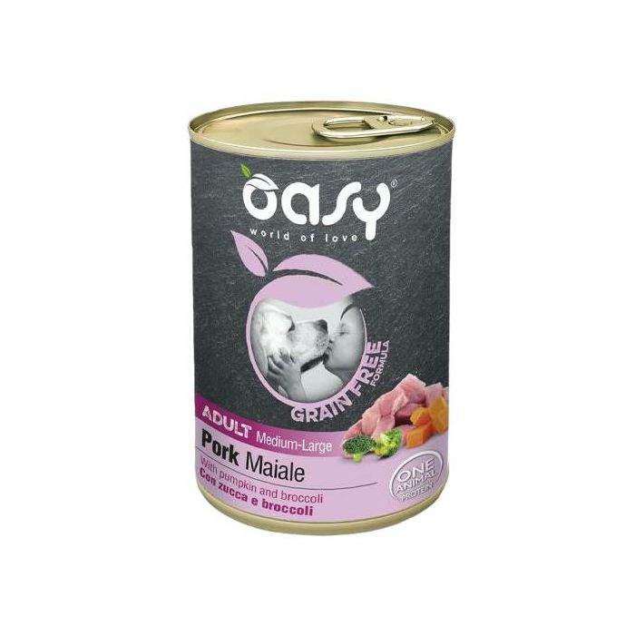 OASY Adult Medium & Large Pork grain free / svinjetina hrana za pse 400g