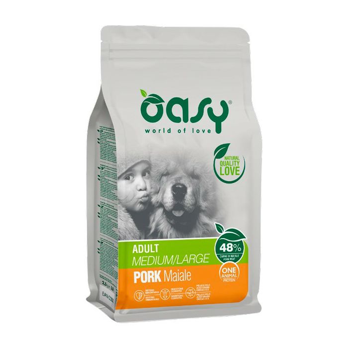 OASY One Protein / Adult Medium Large Pork SVINJETINA hrana za pse 12kg