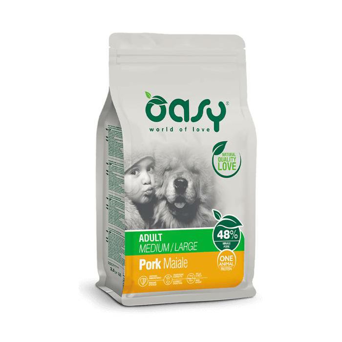 OASY Adult Medium Pork / svinjetina hrana za odrasle srednje pse 2,5kg