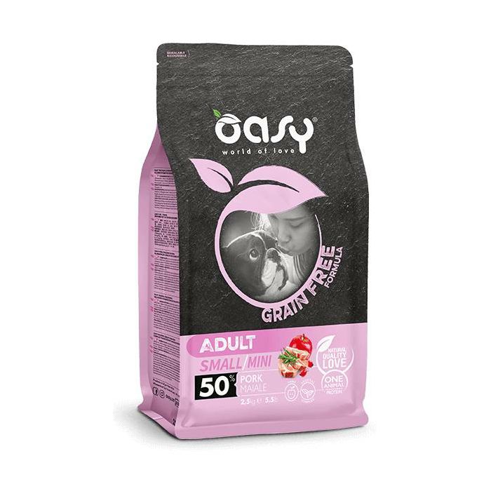 OASY Adult Small Pork grain free / bez žitarica svinjetina hrana za male odrasle pse 2,5kg