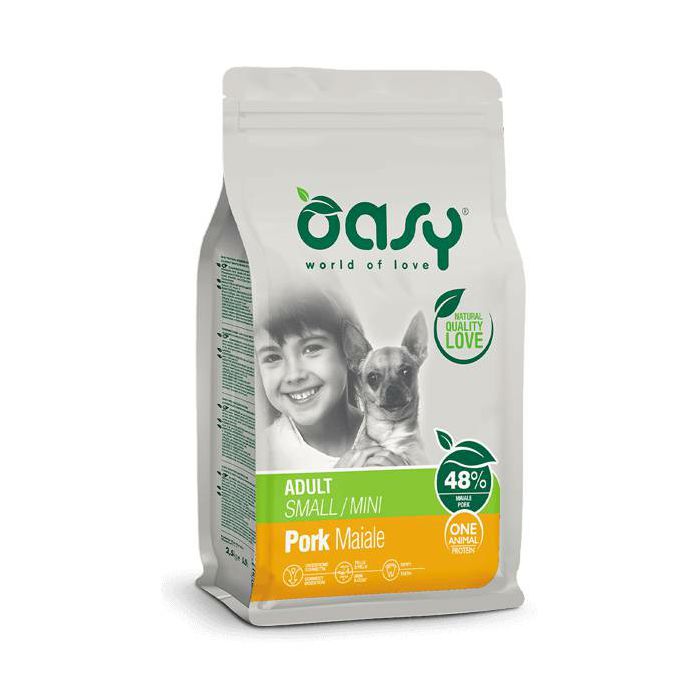 OASY Adult Small Pork / svinjetina hrana za male odrasle pse 800g