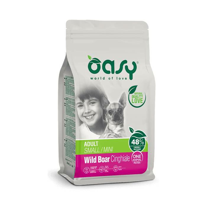 OASY One Protein / Adult Small Wild Boar divlji vepar hrana za male odrasle pse 2,5kg