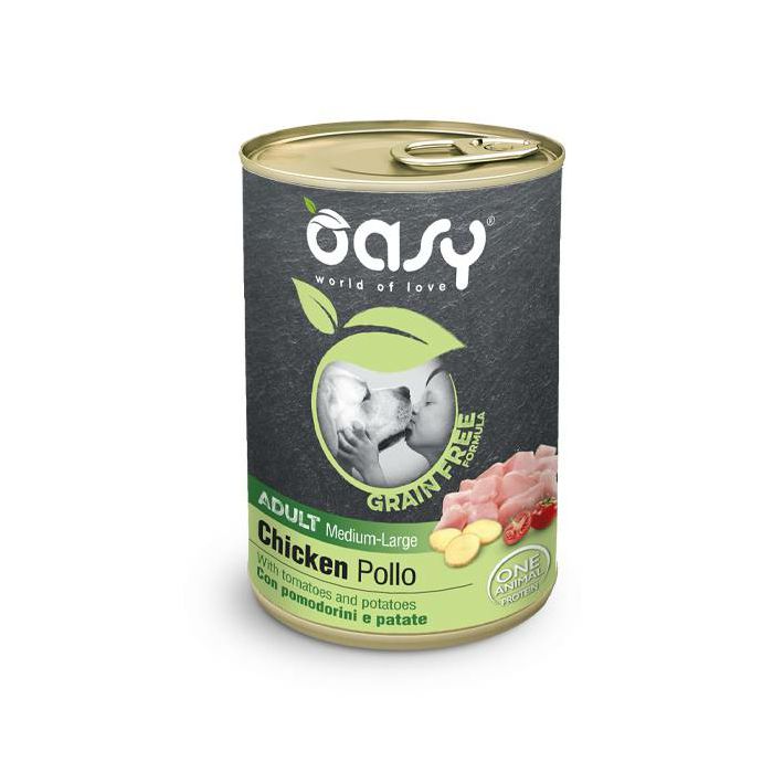 OASY Adult medium-large Chicken Pollo grain free - hrana bez žitarica, piletina hrana za pse 400g