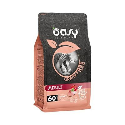 OASY grain free - hrana bez žitarica adult puretina 1,5kg