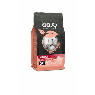 OASY grain free - hrana bez žitarica adult medium puretina 12kg