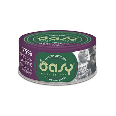 OASY More Love 75% / Adult TUNA & SARDINA 70g