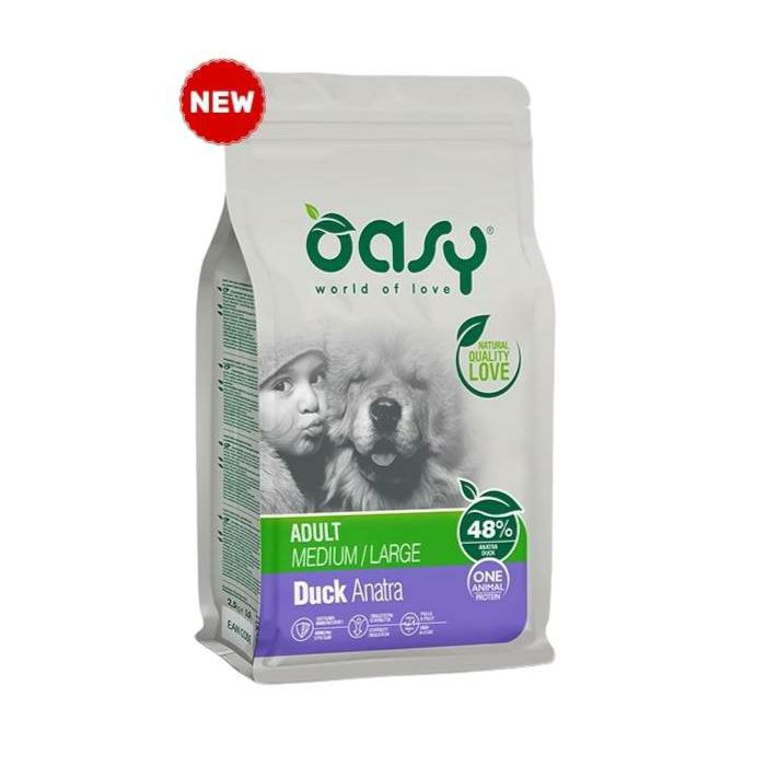 OASY One Protein / Adult Medium & Large Duck patka hrana za pse 2,5kg