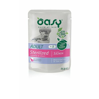 OASY Pouch / Adult STERILISED LOSOS hrana za sterilisane mačke 85g