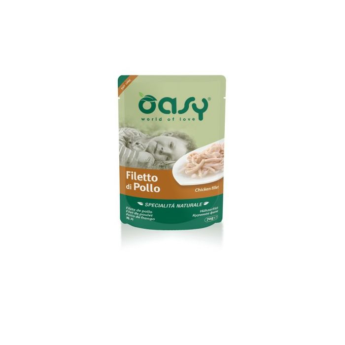 OASY Pouch Fileti / Adult PILETINA hrana za mačke 70g