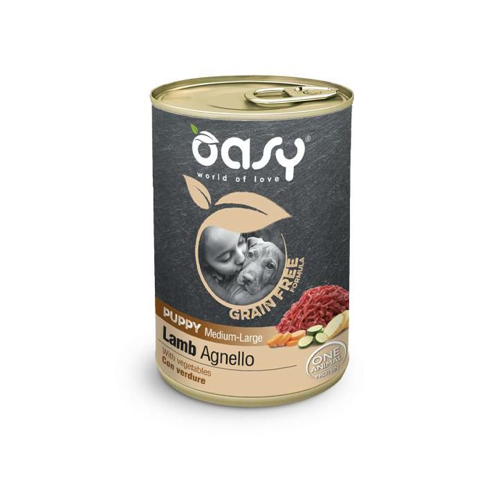 OASY Puppy Lamb grain free - hrana bez žitarica, janjetina hrana za štence 400g