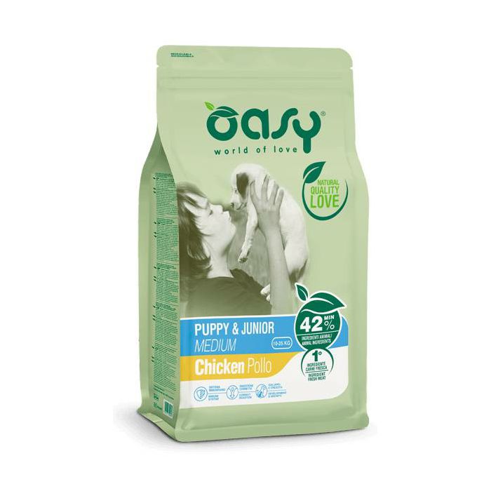 OASY Puppy medium / piletina hrana za štenad 3kg