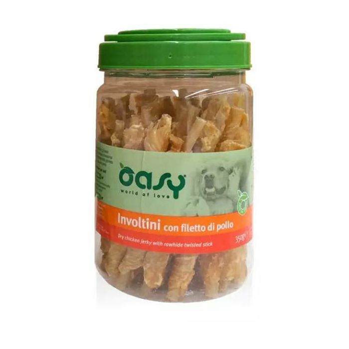 OASY Rolls with chicken fillet / poslastica za pse rolnice od piletine 350g