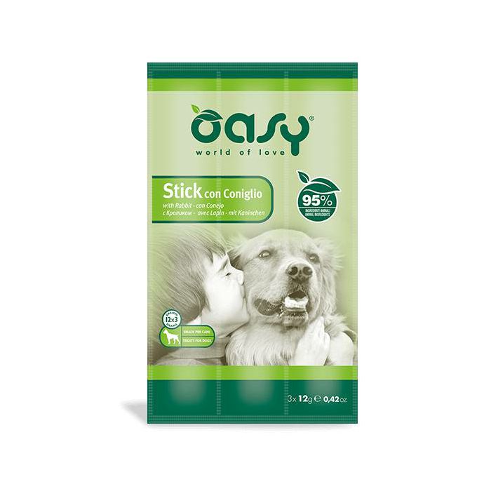 OASY Stick con Coniglio poslastica za pse štapići od zečetine 3x12g