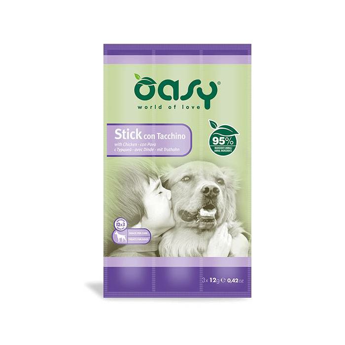 OASY Stick con Tacchino poslastica za pse štapići od puretine 3x12g