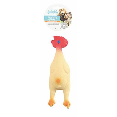 Pawise Funny Squeaky Chicken igračka za psa S