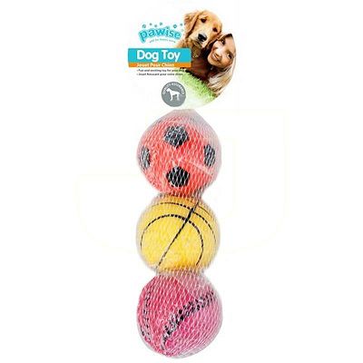 Pawise Sponge Ball 3 lopte igračke za pse
