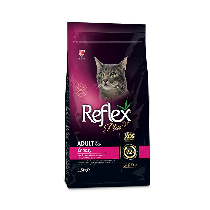 Reflex Plus Adult Choosy losos hrana za mačke 1,5kg